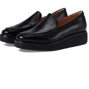 Cole Haan Women's Originalgrand Black Platform Venetian Loafers Size 8B